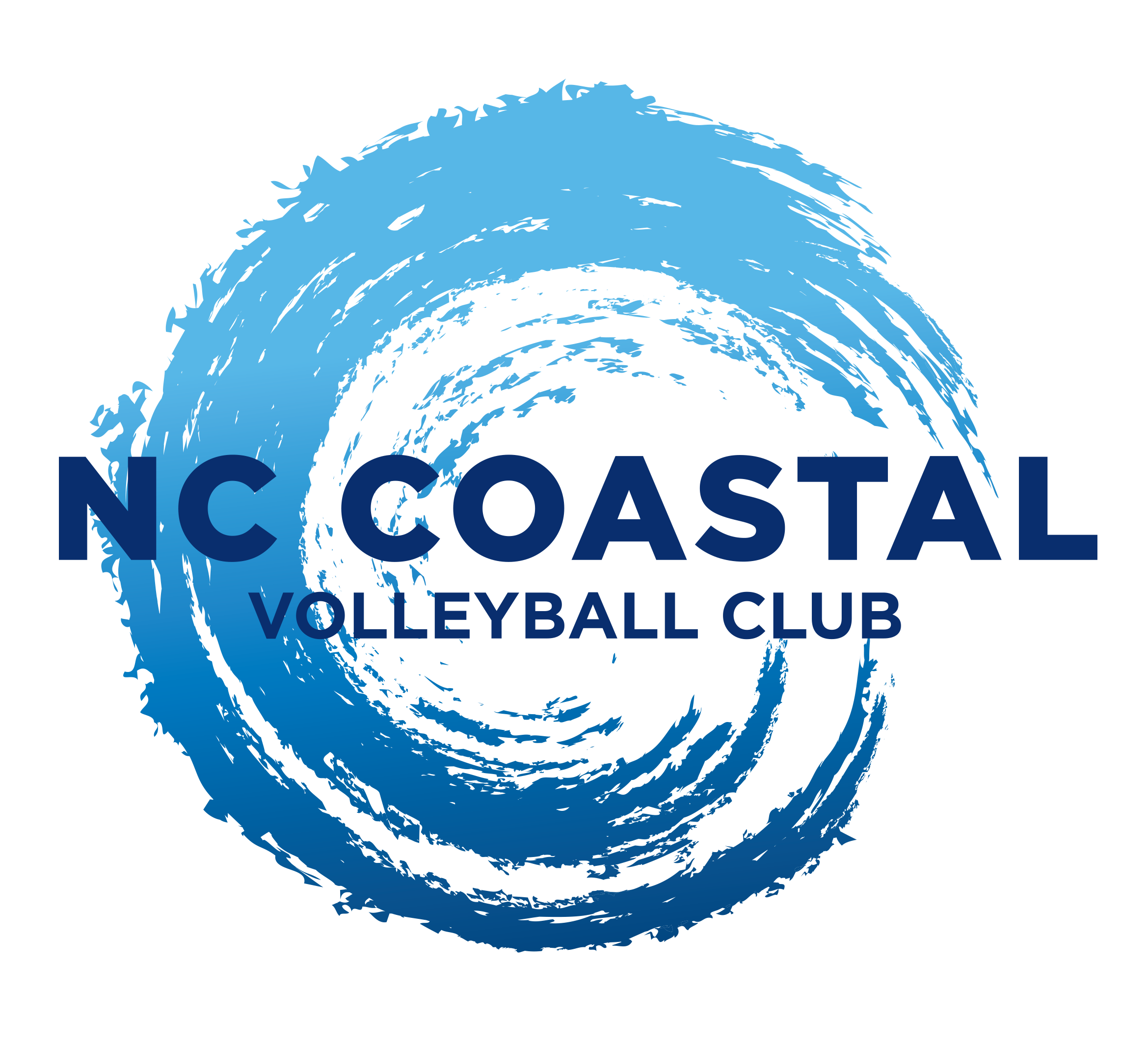 Navy On Blue Gradient Transparent Background Nc Coastal Volleyball Club